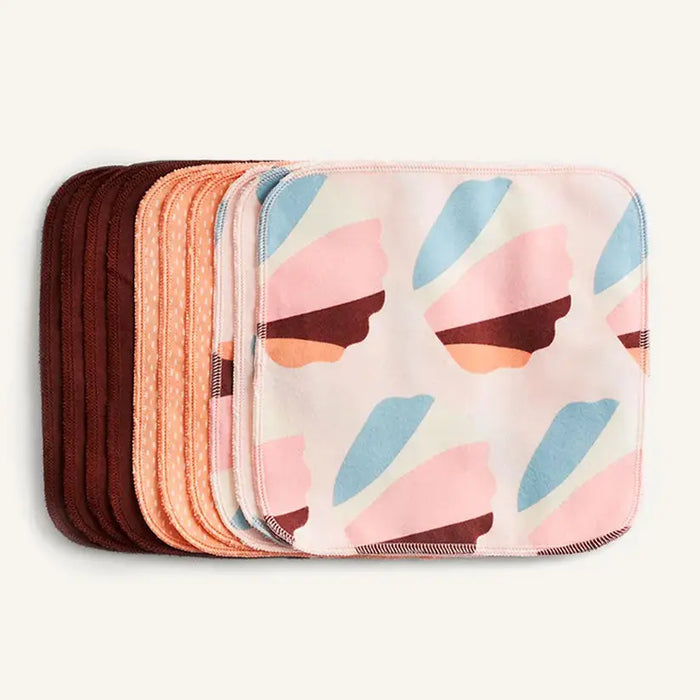 10 grandes lingettes lavables en coton bio Imse Vimse
