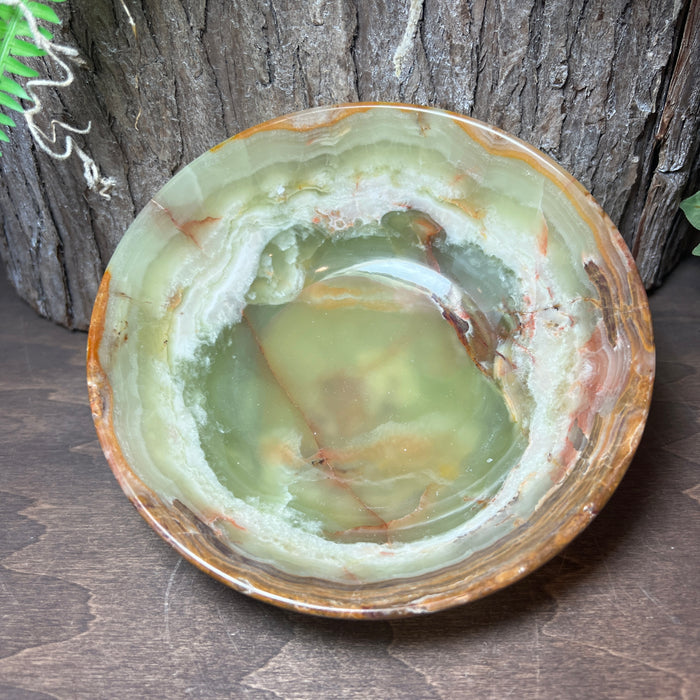 6" Green Onyx Bowl