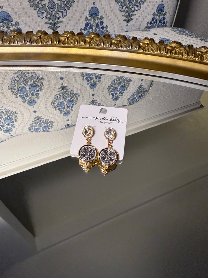 crystal stud earrings
