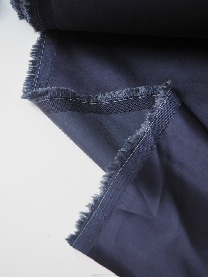 Aegean Blue Cotton/Viscose Satin