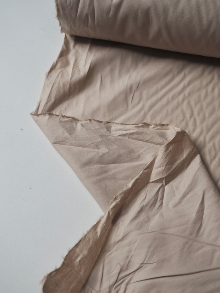 Almond Cotton Poplin