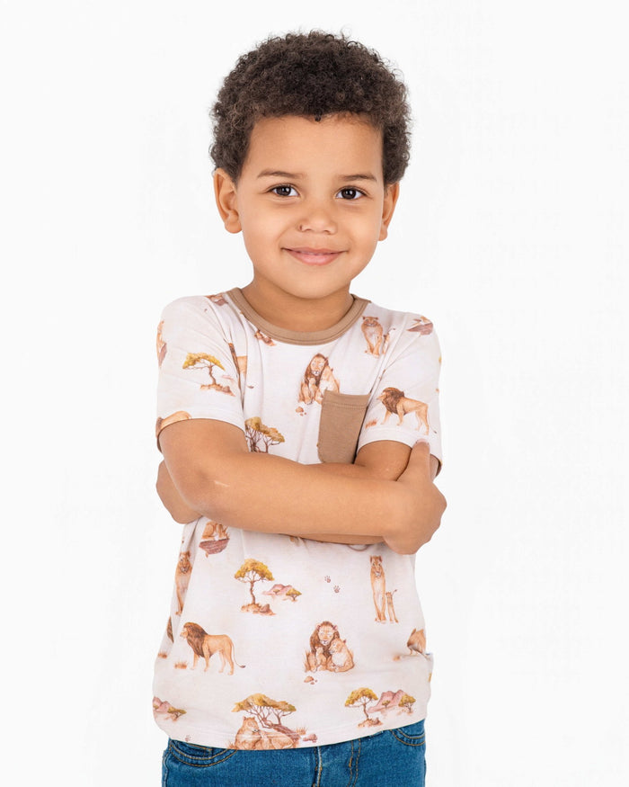 Ari (Lion) TENCEL‚Ñ¢ Modal Short Sleeve T-shirt - Jammie Session