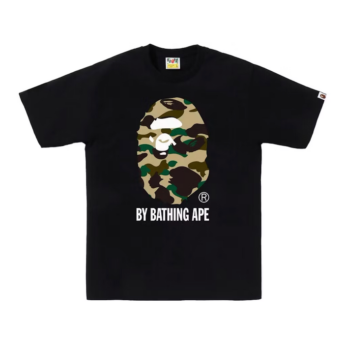 BAPE 1st Camo By Bathing Ape Tee Black/Yellow