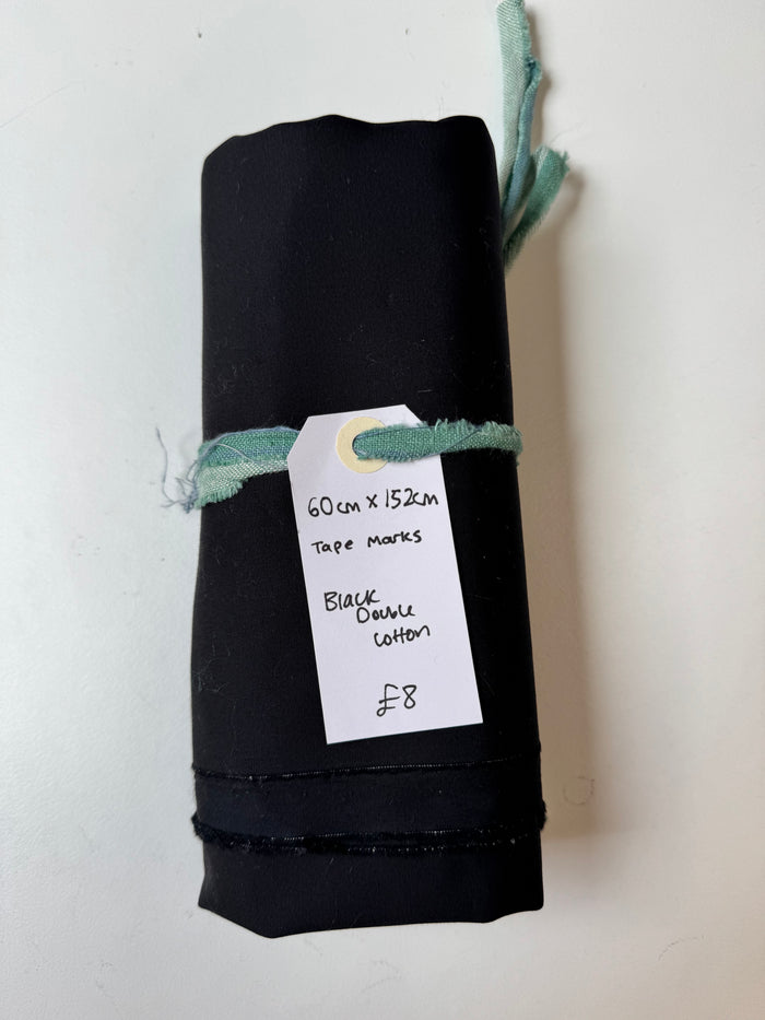 Black Double Cotton Remnant