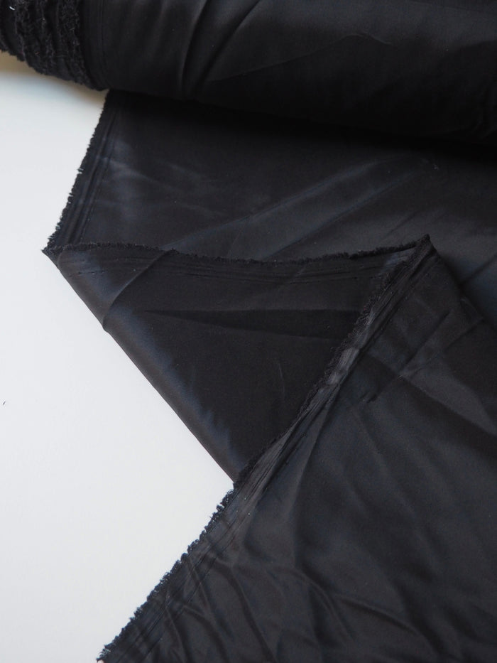 Black Stretch Viscose Lining