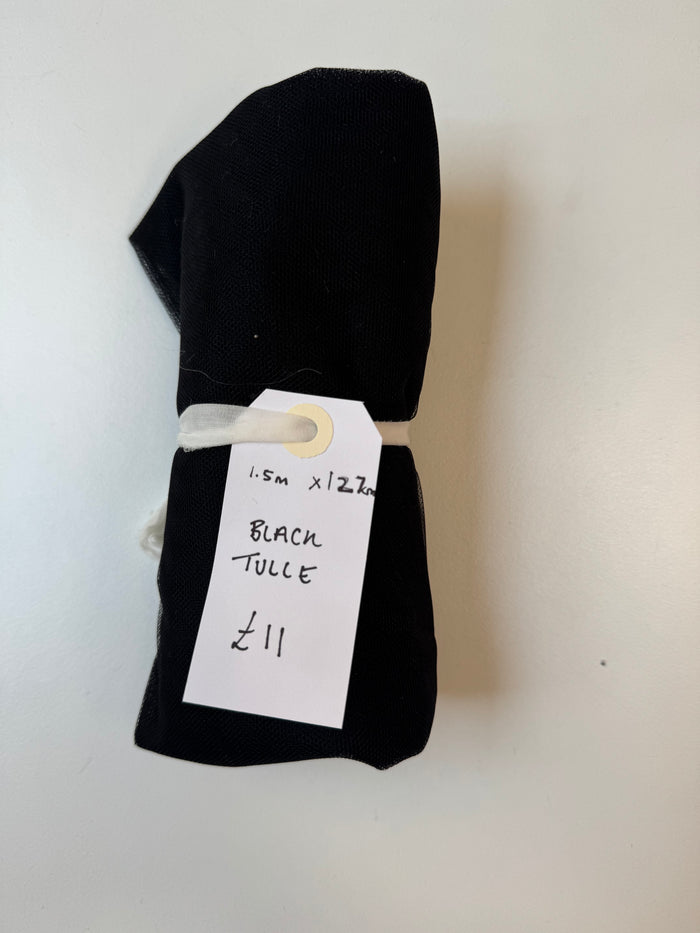 Black Tulle Remnant
