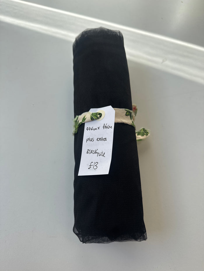 Black Tulle Remnant