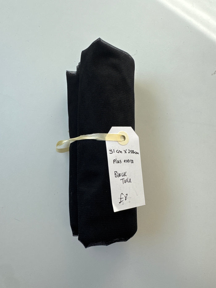 Black Tulle Remnant