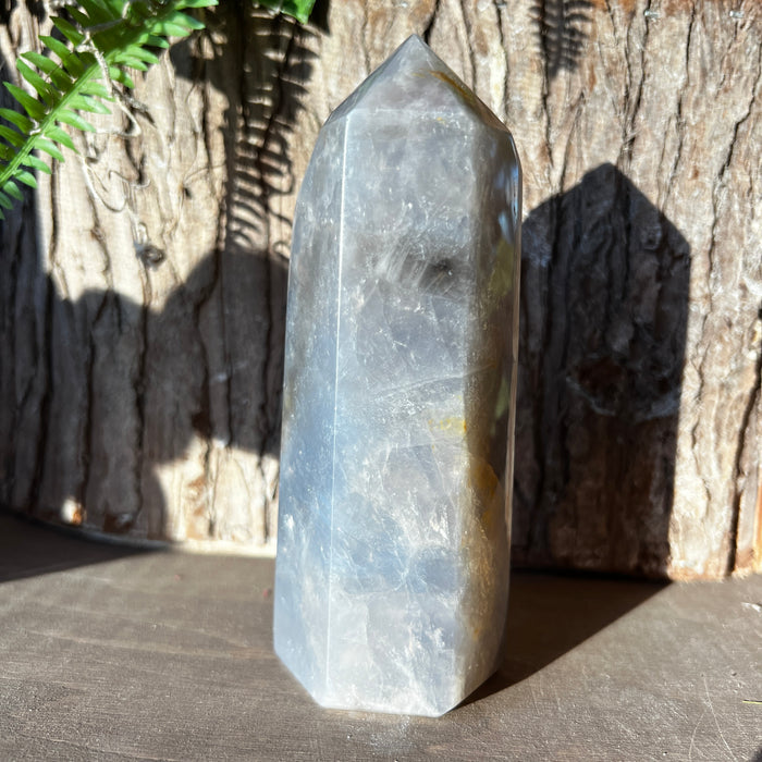 Blue Rose Quartz Tower