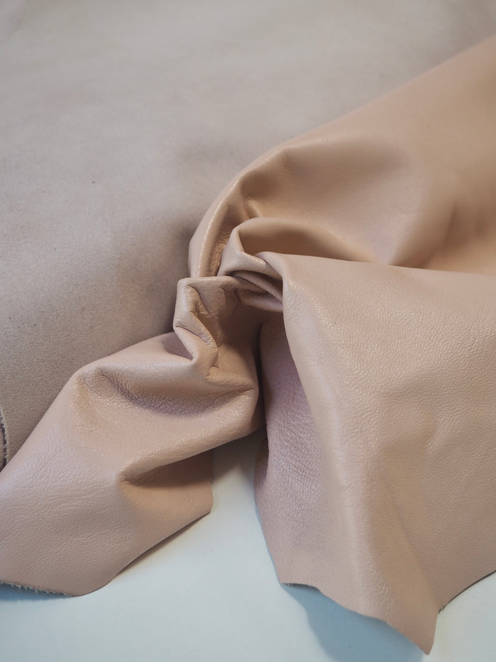 Blush Pink Napa Lambskin