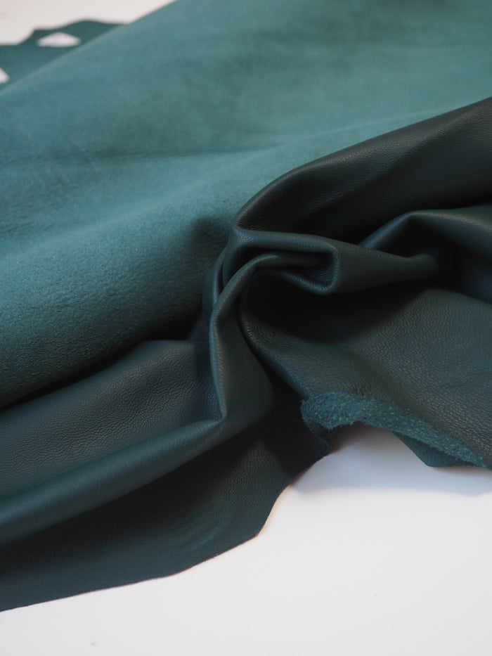 Bottle Green Napa Lambskin
