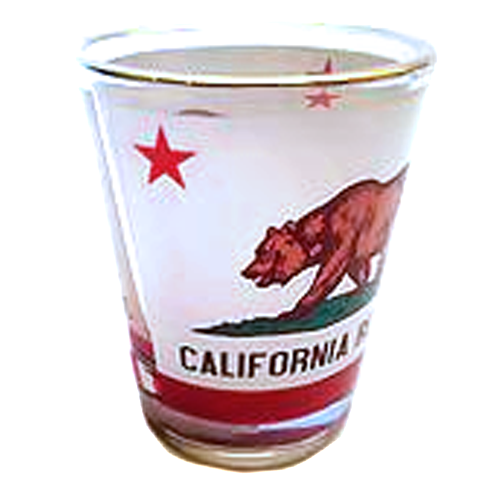 California Shot Glass
