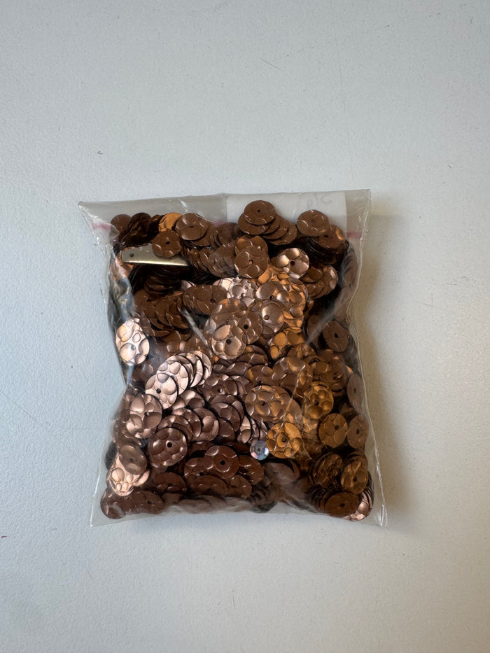 Copper Embossed Sequins 31g