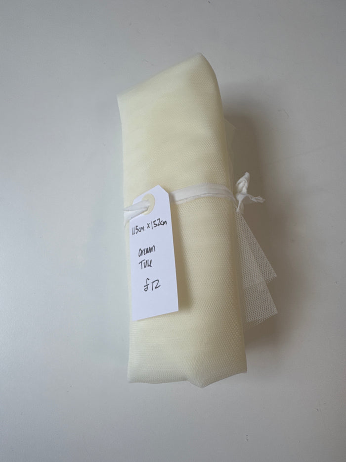 Cream Tulle Remnant