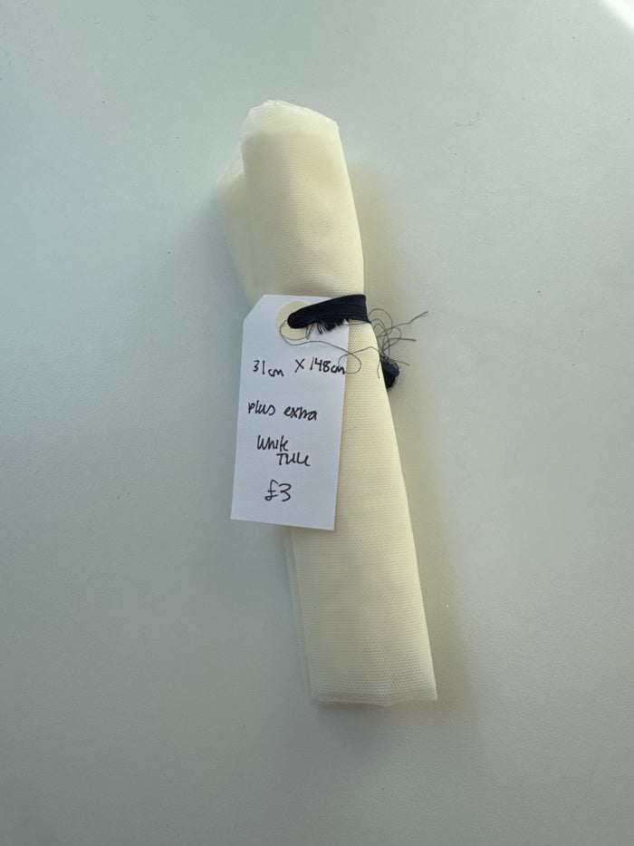 Cream Tulle Remnant