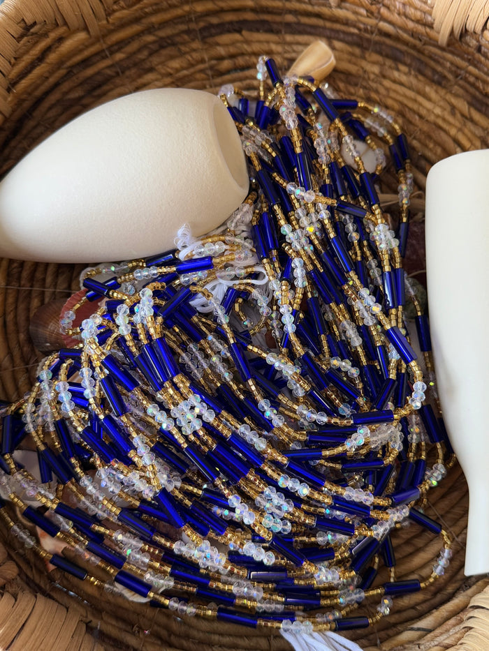 Crystal waist beads