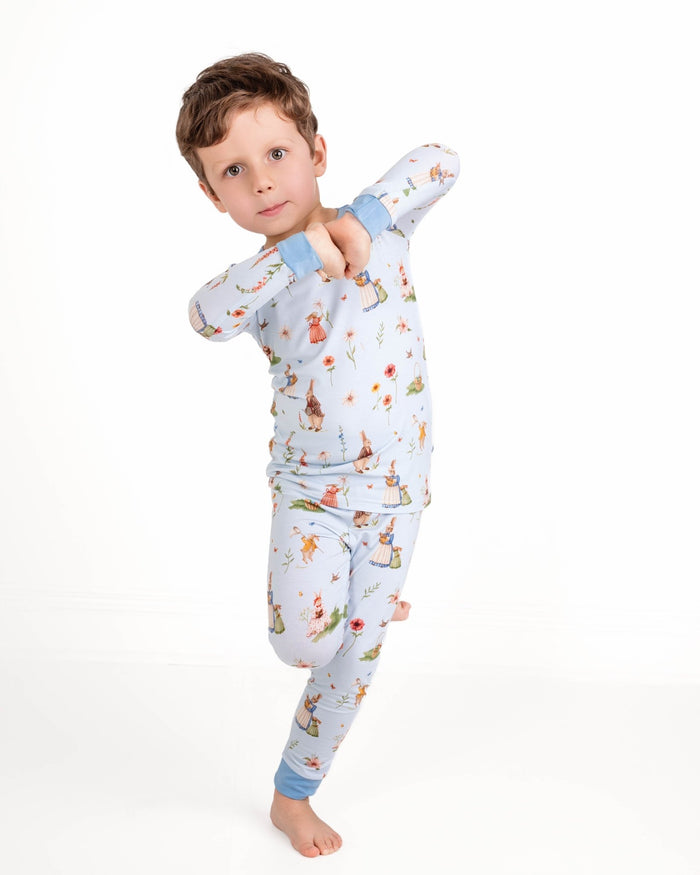 Don’t Worry, Be Hoppy ( Rabbit ) Long Sleeve PJ's - Jammie Session