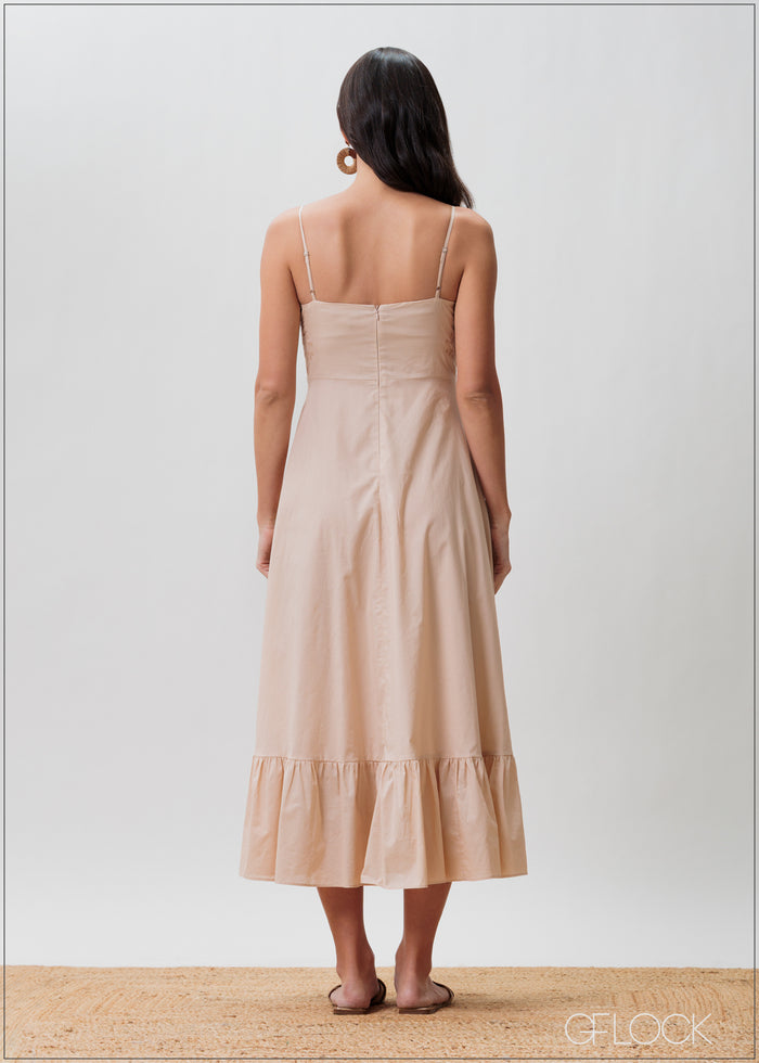 Embroidered Corset Dress - 070425