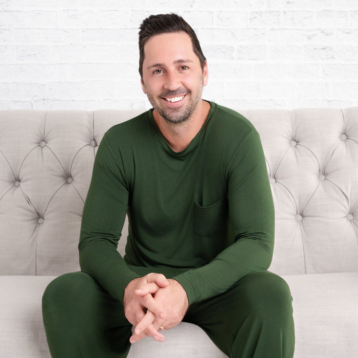 Emerald Men's Long Sleeve Shirt - Jammie Session