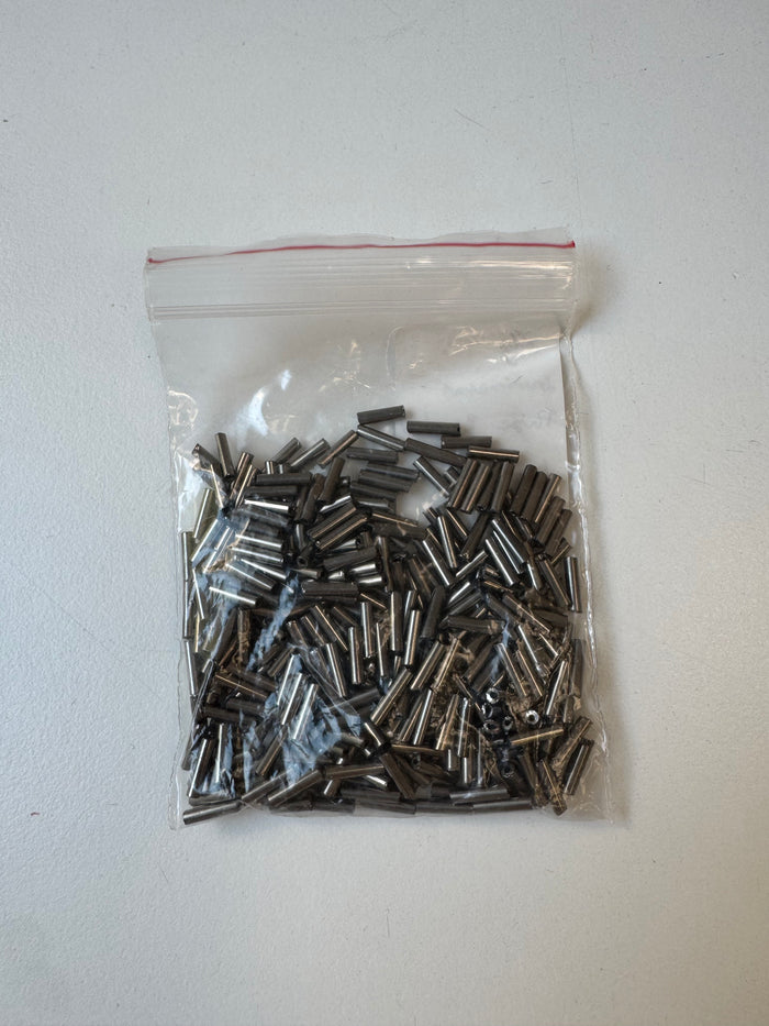 Gunmetal Tube Beads 26g