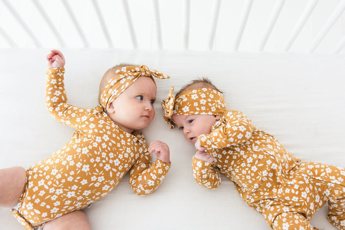 Honey Blooms Long Sleeve Bodysuit - Jammie Session