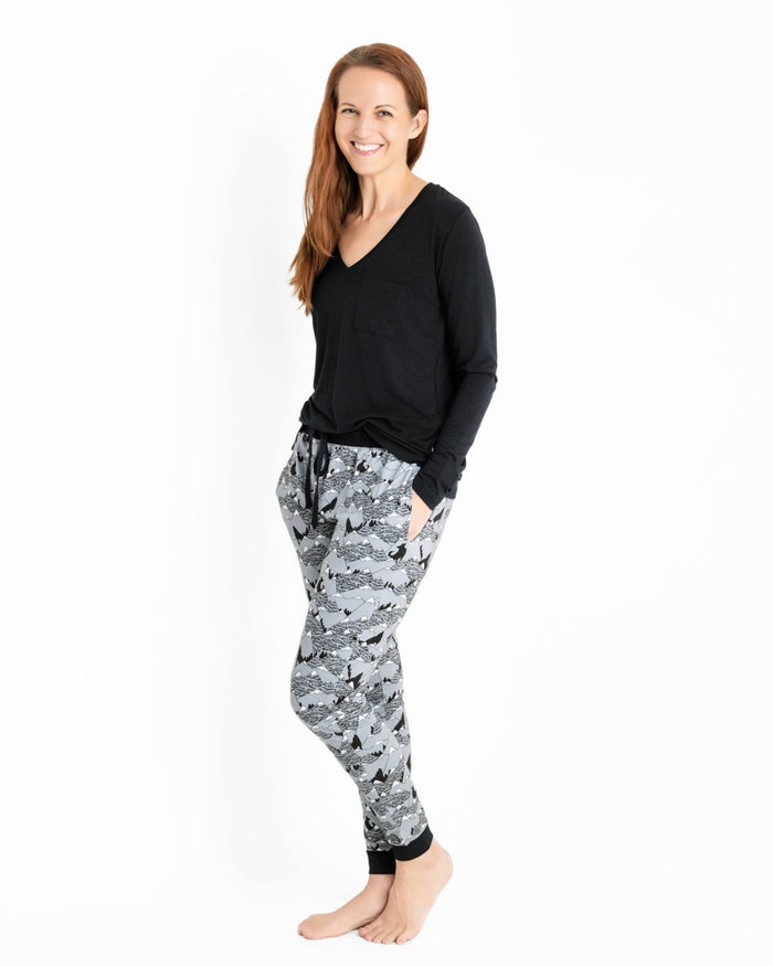 Howling Hills (Mountain) Women's Long Sleeve Shirt - Jammie Session