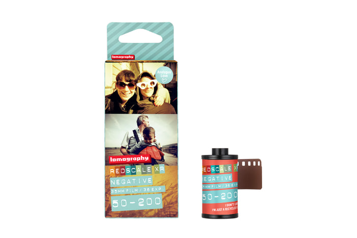 Lomography Redscale 50-200 Color Negative 35mm Film, 3-pack