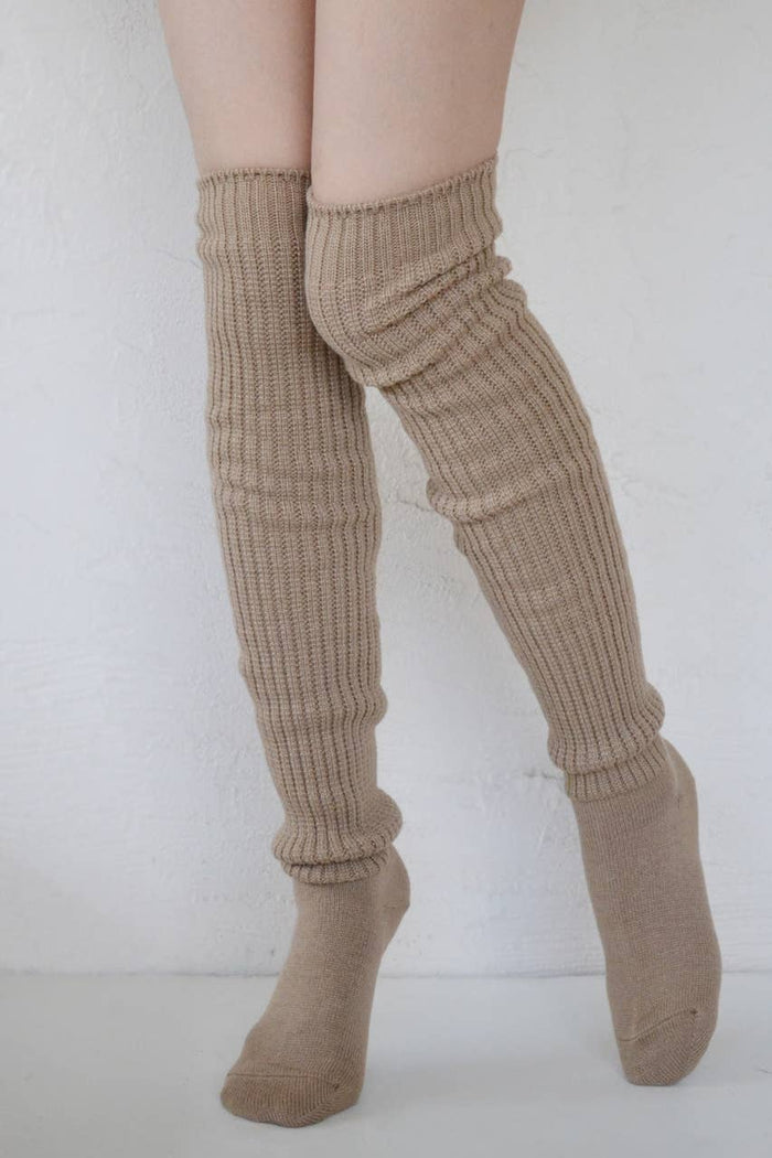 Lounge Scrunchy Over the Knee Socks ~ Ocean