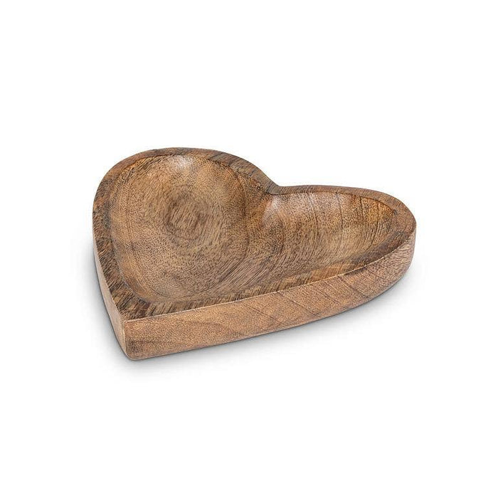 Mango Wood Heart Plate
