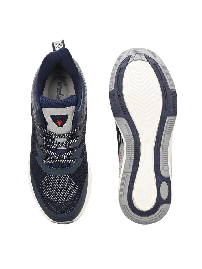 Men's Blue Elite Shock Absorbing Walking Running Fitness Athletic Training Gym Fashion Sport Shoes HRLMP01NAVY