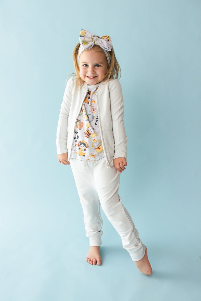 Meowster of Disguise Solid Kids' Jogger Pants - Jammie Session