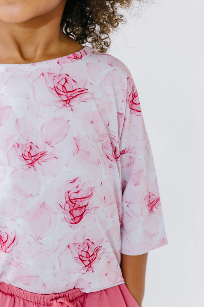 Misty Roses Comfy Cloud Short Set - Jammie Session