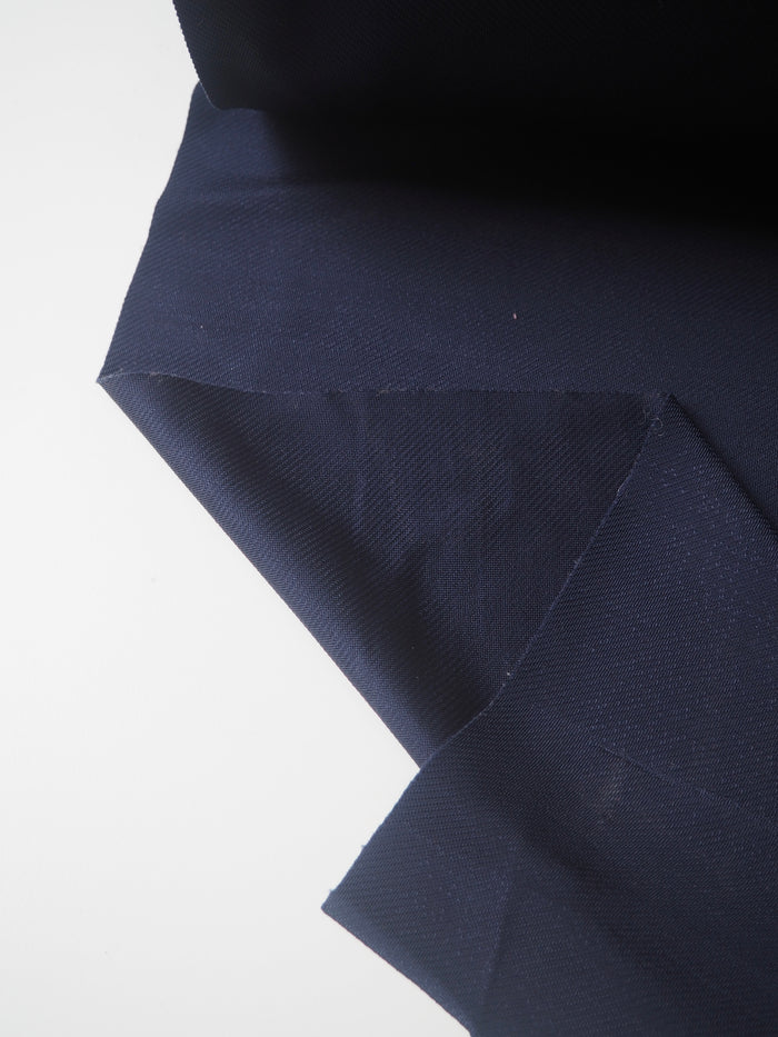 Navy Viscose Satin Twill Jersey