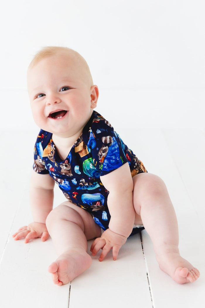 Nocturnal Nonsense Short Sleeve Bodysuit - Jammie Session