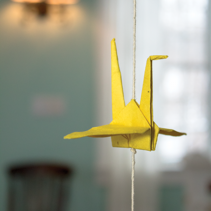 Origami Crane Paper Garland
