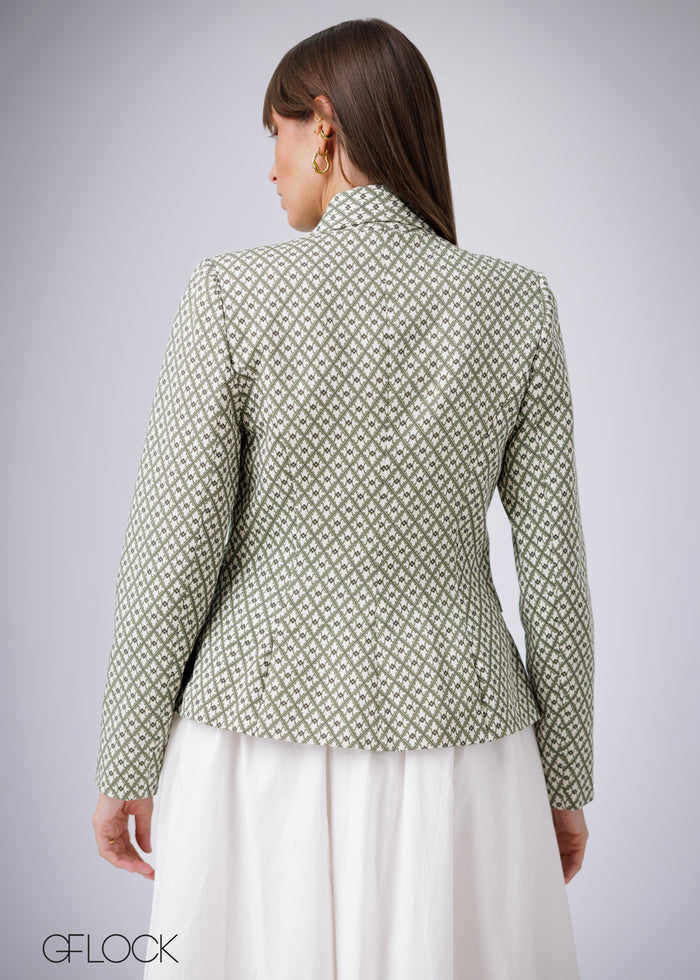 Printed Blazer - 230326