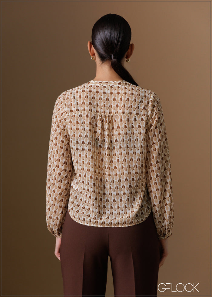 Puff Sleeve Top - 120925