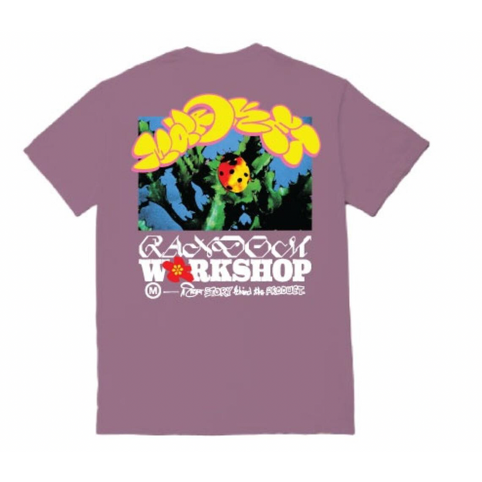 RANDOM WORKSHOP TEE ORCHID