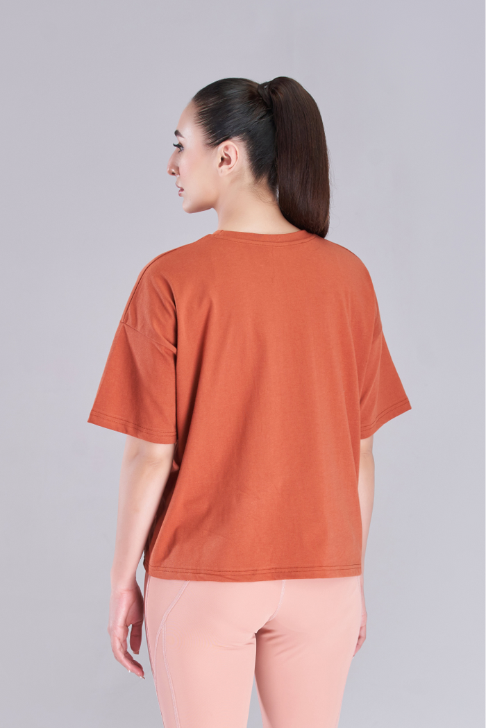 Red Clay Varsity Oversized T-Shirt