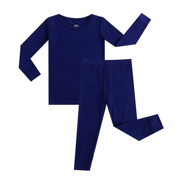 Royal Blue Long Sleeve PJ's - Jammie Session