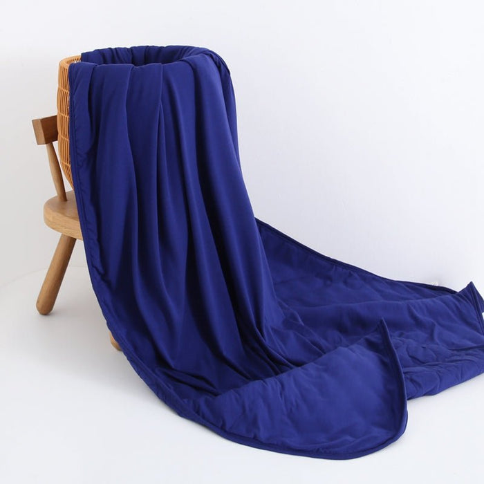 Royal Blue Toddler Quilted Blanket - Jammie Session
