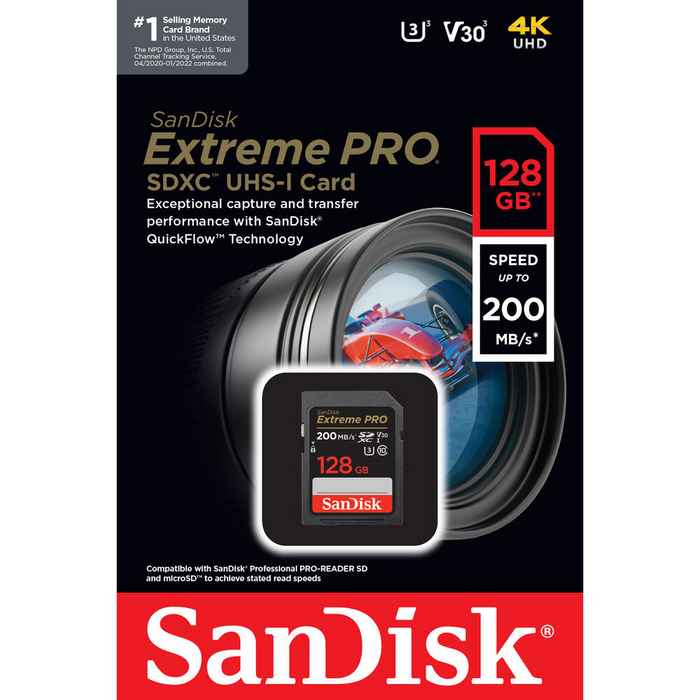 Sandisk Extreme Pro SDXC UHS-I Memory Card
