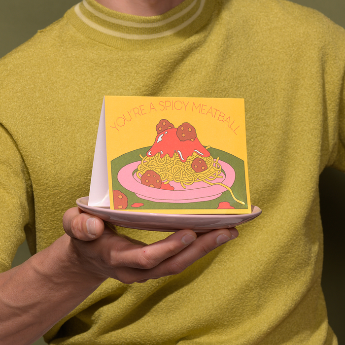 Spicy Meatball Card