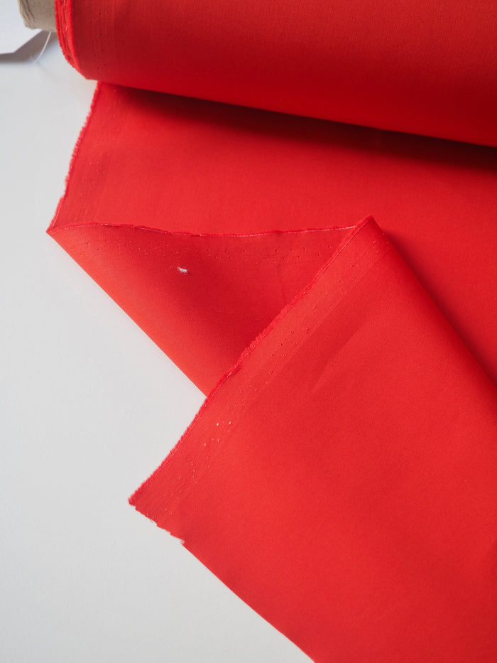 Vermillion Organic Cotton Poplin