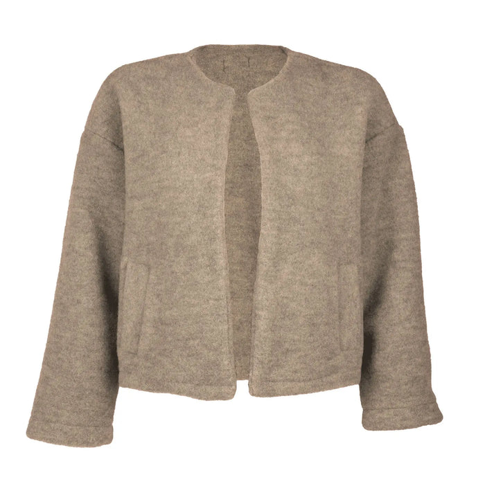 Veste femme en polaire de laine mérinos bio Reiff