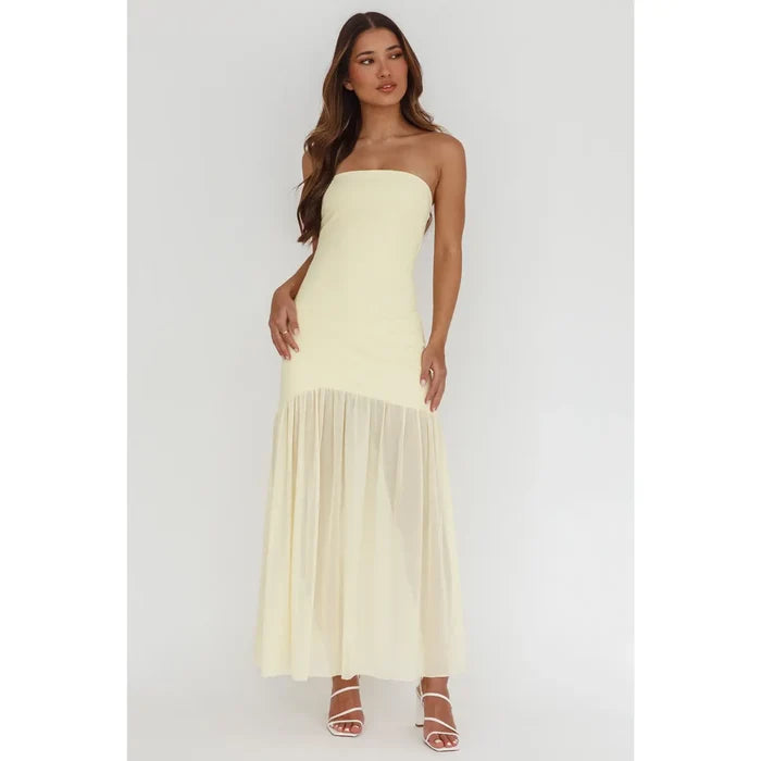 WEDDING GUEST BUTTER MAXI