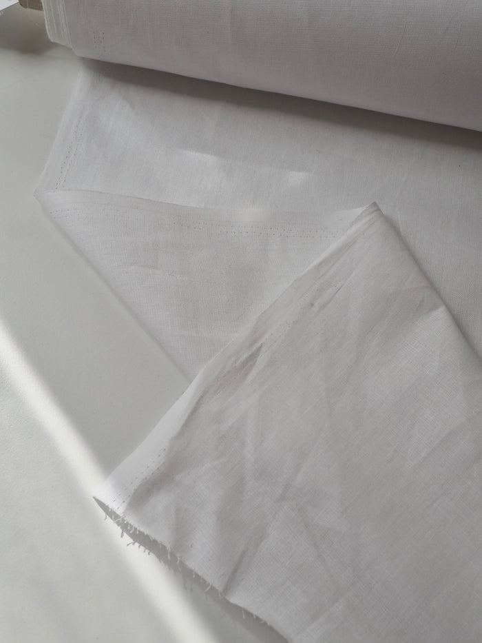 White Plain Weave Cotton
