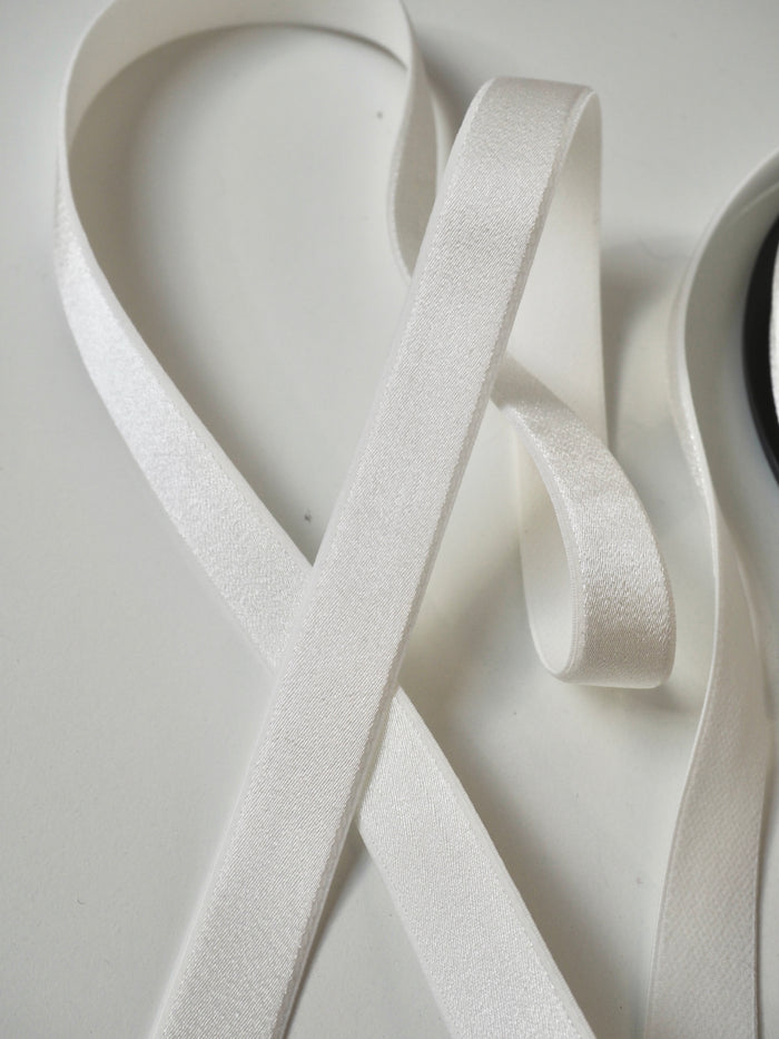 White Strap Elastic 19mm