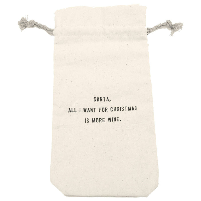 Wine Bag ~ All I Want For Christmas