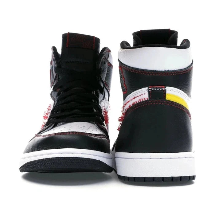 Jordan 1 Retro High Defiant White Black Gym Red